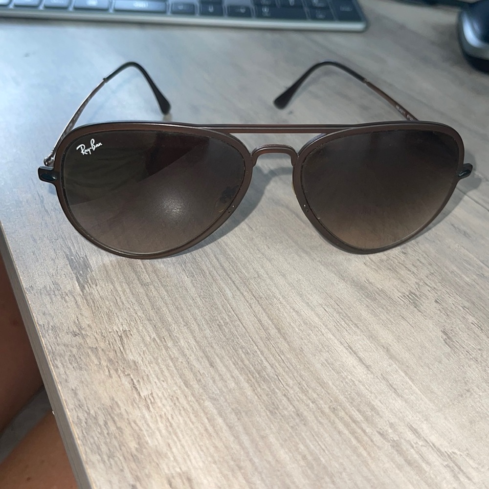 RAY-BAN RB 4211 6122/13 BROWN GRADIENT AUTHENTIC FRAMES SUNGLASSES RB4211 56-17